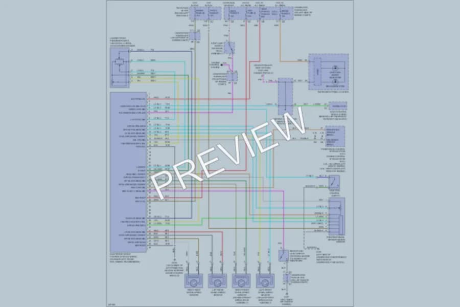 2006 Saab 97X Anti Lock Brakes wiring diagram preview