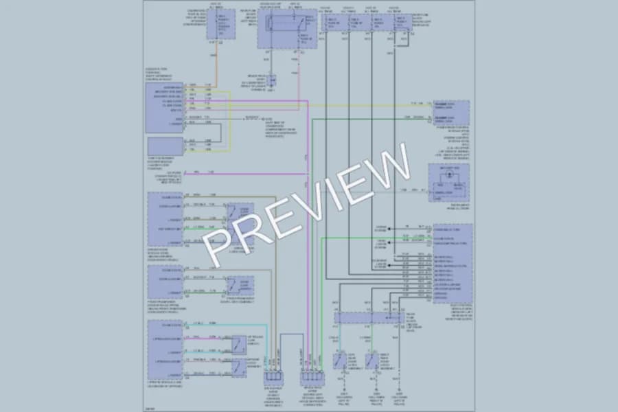2006 Saab 97X Anti Theft wiring diagram preview
