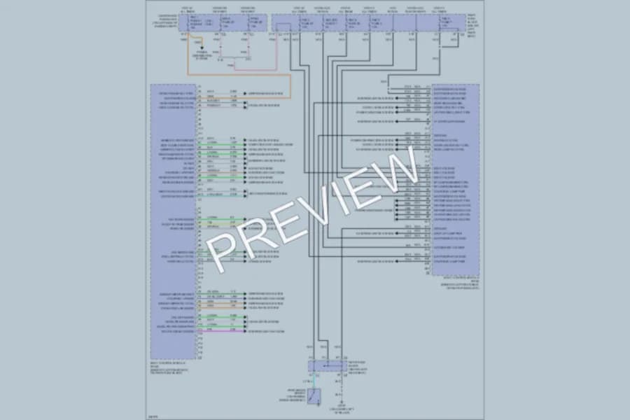 2006 Saab 97X Body Control Modules wiring diagram preview