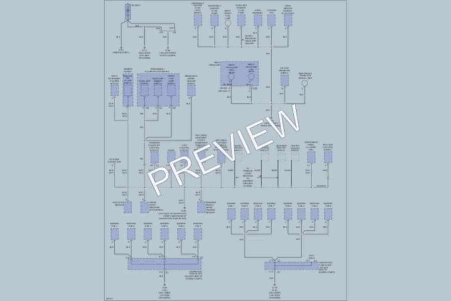 2006 Saab 97X Ground Distribution wiring diagram preview