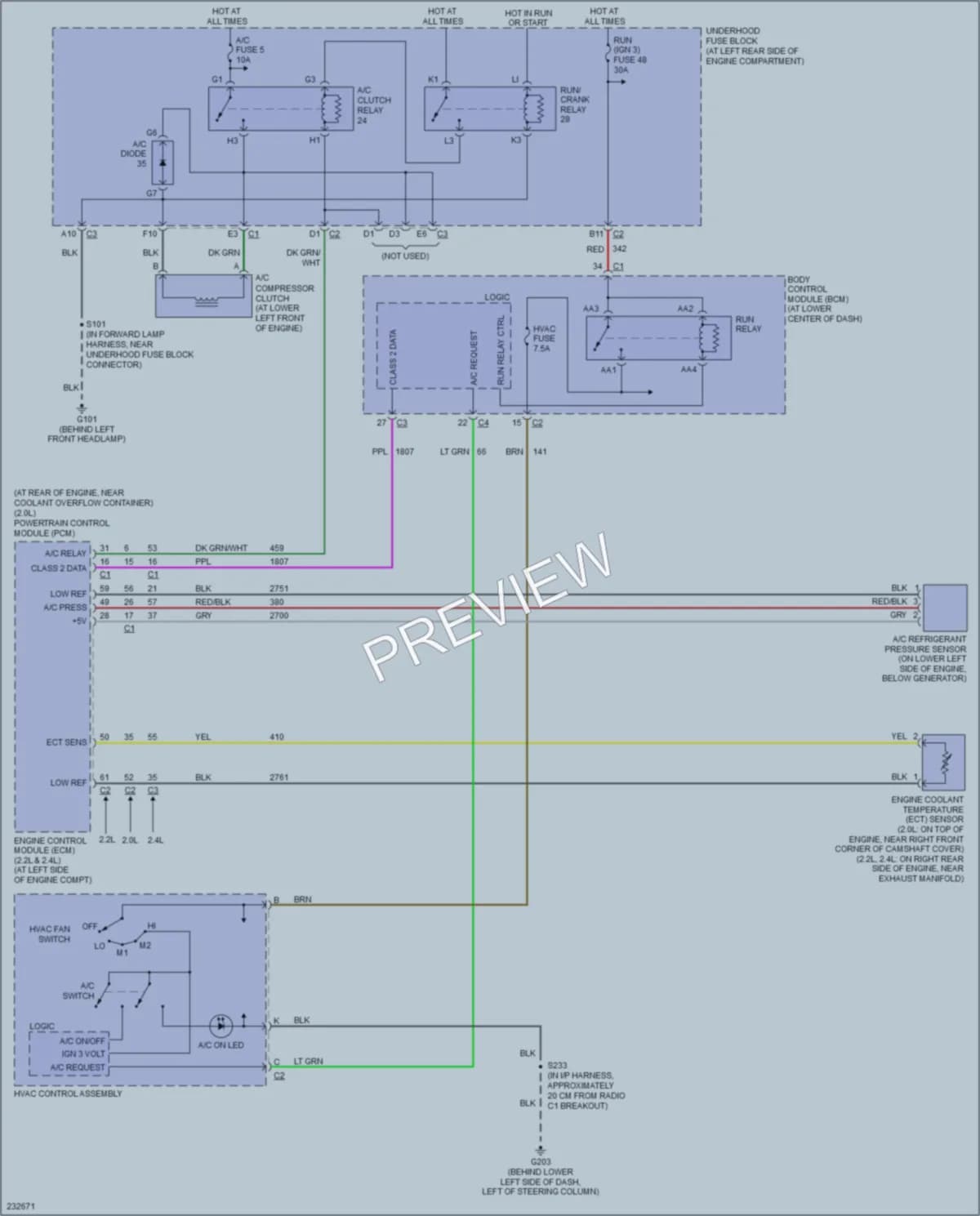 2006 Saturn ION2 Air Conditioning wiring diagram preview