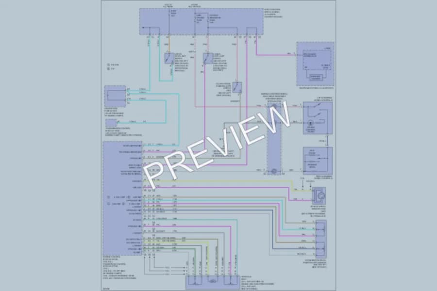 2006 Saturn ION3 Cruise Control wiring diagram preview