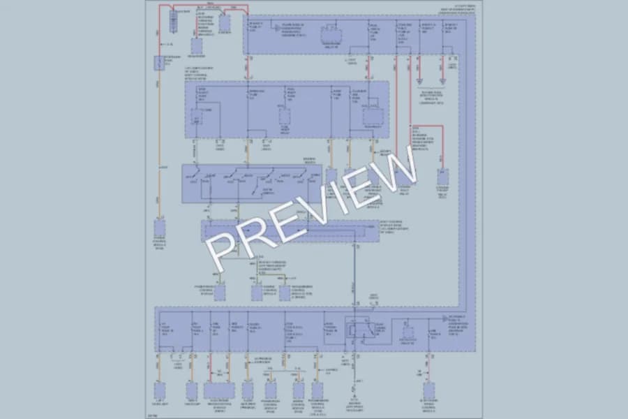 2006 Saturn IONRedLine Power Distribution wiring diagram preview