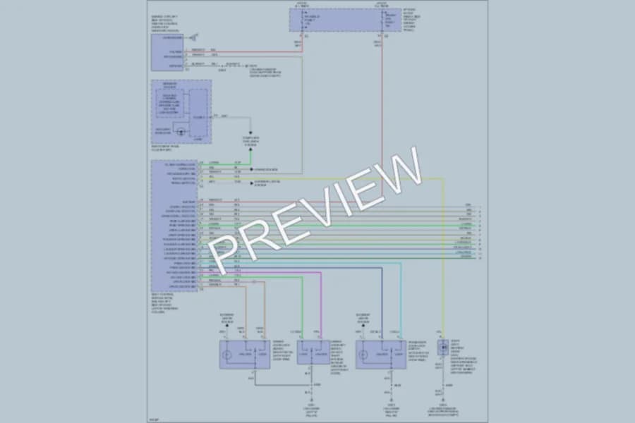 2006 Saturn Relay Anti Theft wiring diagram preview