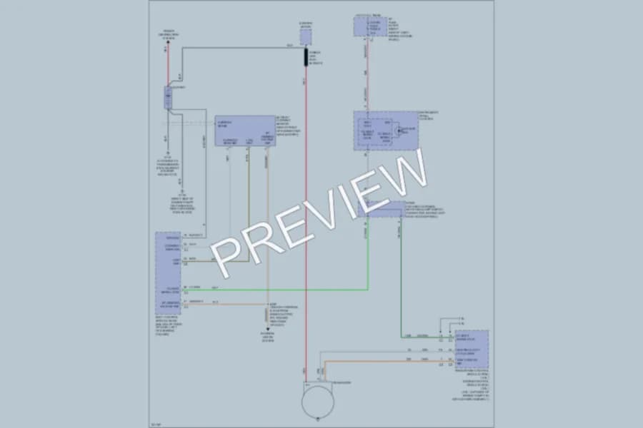 2006 Saturn Relay Starting Charging wiring diagram preview