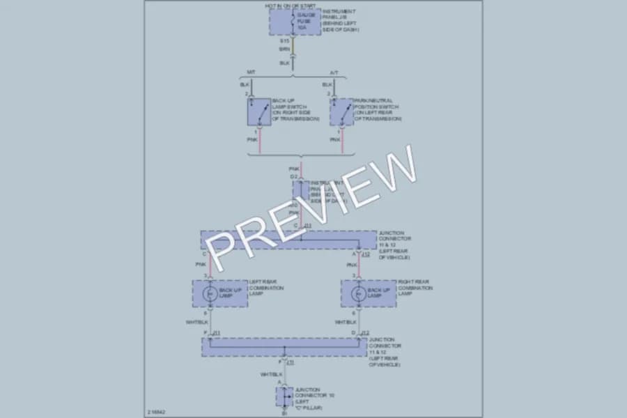 2006 Scion tC Exterior Lights wiring diagram preview