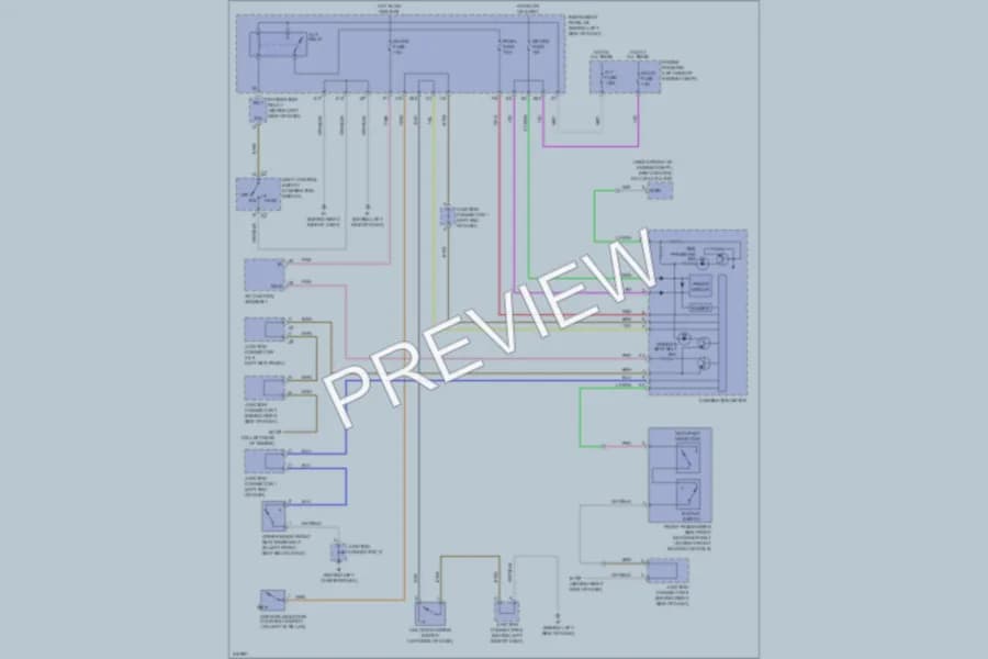 2006 Scion tC Warning Systems wiring diagram preview