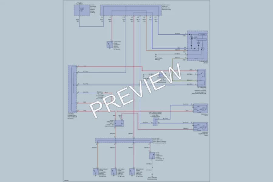 2006 Scion xA Interior Lights wiring diagram preview