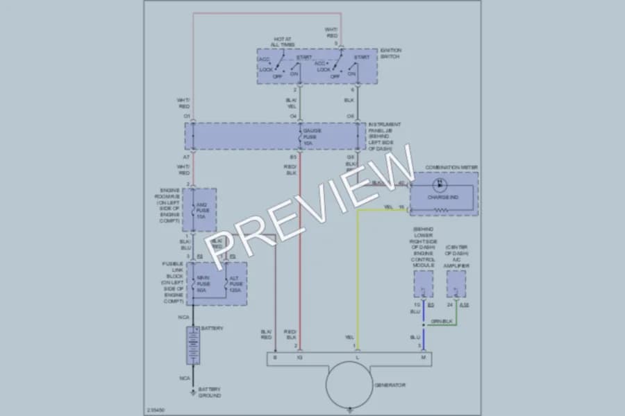 2006 Scion xB Starting Charging wiring diagram preview