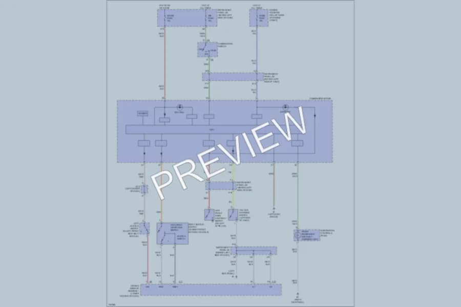 2006 Scion xB Warning Systems wiring diagram preview
