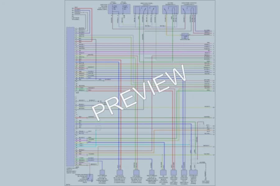 2006 Subaru B9Tribeca Engine Performance wiring diagram preview