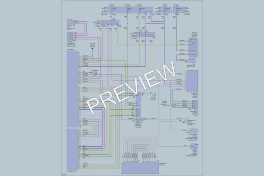 2006 Subaru B9Tribeca Navigation wiring diagram preview