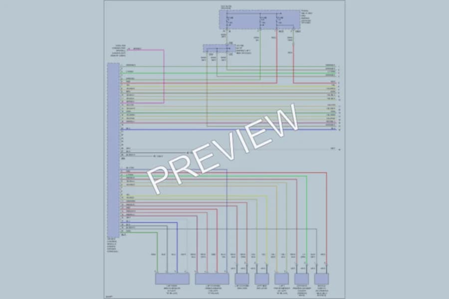 2006 Subaru B9Tribeca Supplemental Restraints wiring diagram preview