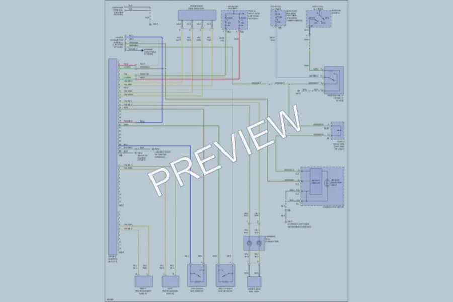 2006 Subaru Baja Supplemental Restraints wiring diagram preview