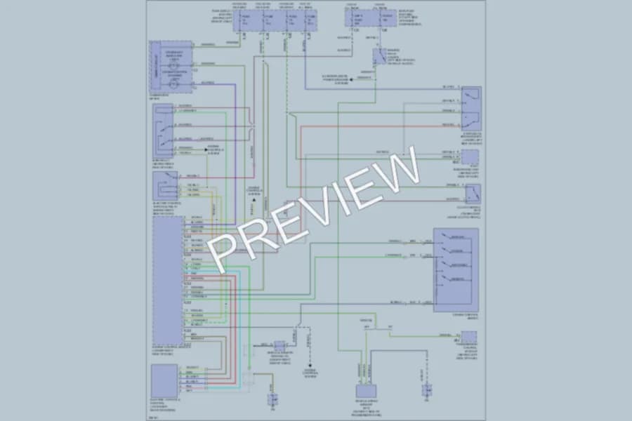2006 Subaru Forester Cruise Control wiring diagram preview