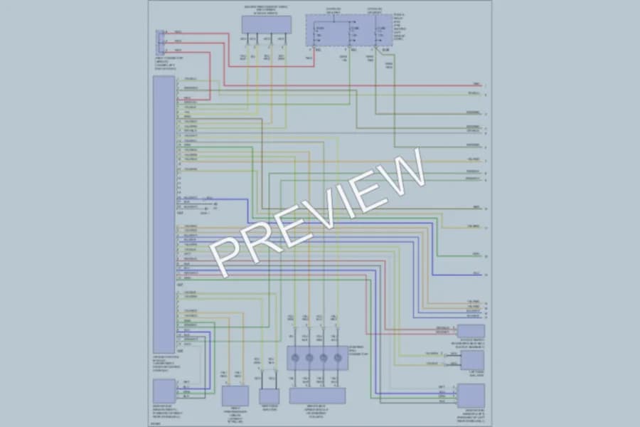2006 Subaru Forester Supplemental Restraints wiring diagram preview