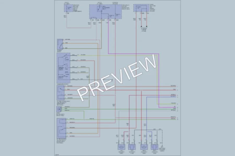 2006 Subaru Impreza Headlights wiring diagram preview