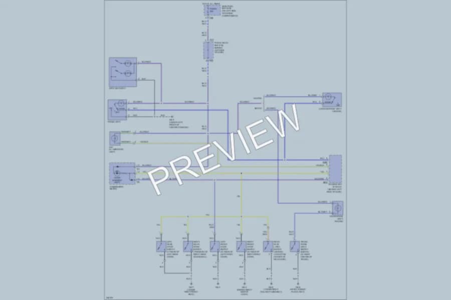 2006 Subaru Impreza Interior Lights wiring diagram preview