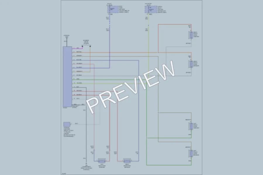 2006 Subaru Impreza Radio wiring diagram preview