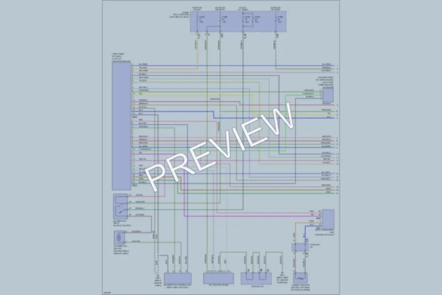 2006 Subaru Legacy Air Conditioning wiring diagram preview