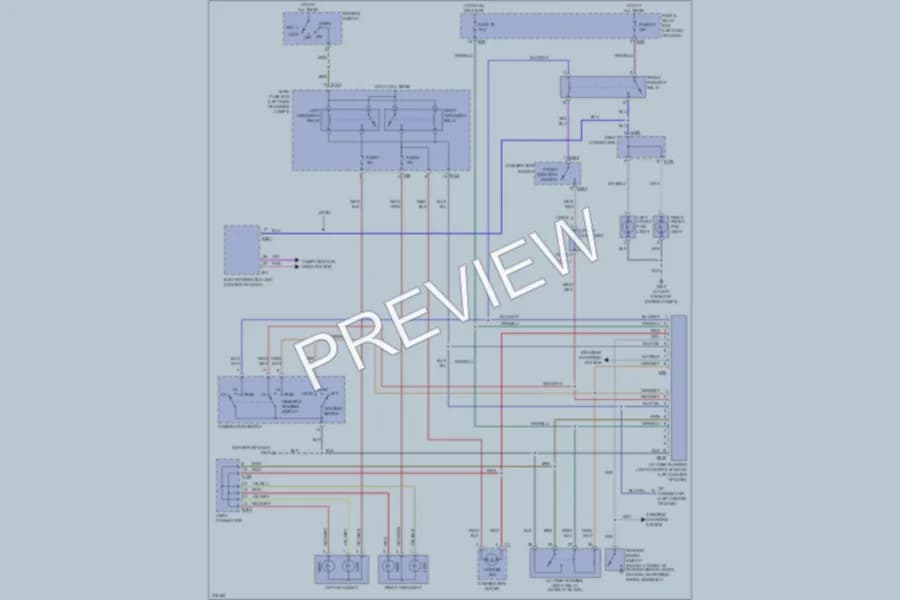 2006 Subaru Legacy Headlights wiring diagram preview