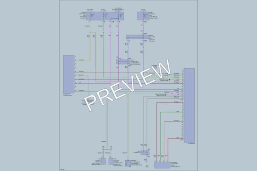2006 Subaru Legacy Navigation wiring diagram preview
