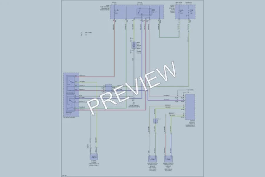 2006 Subaru Outback Cooling Fan wiring diagram preview