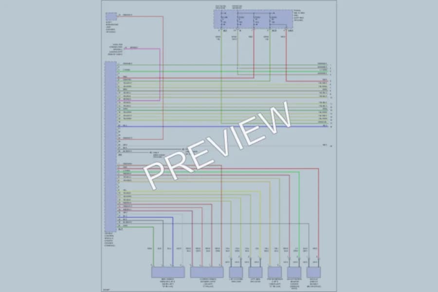 2006 Subaru Outback Supplemental Restraints wiring diagram preview