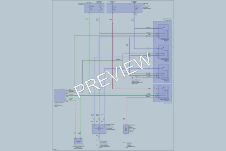 2006 Suzuki Aerio Cooling Fan wiring diagram preview