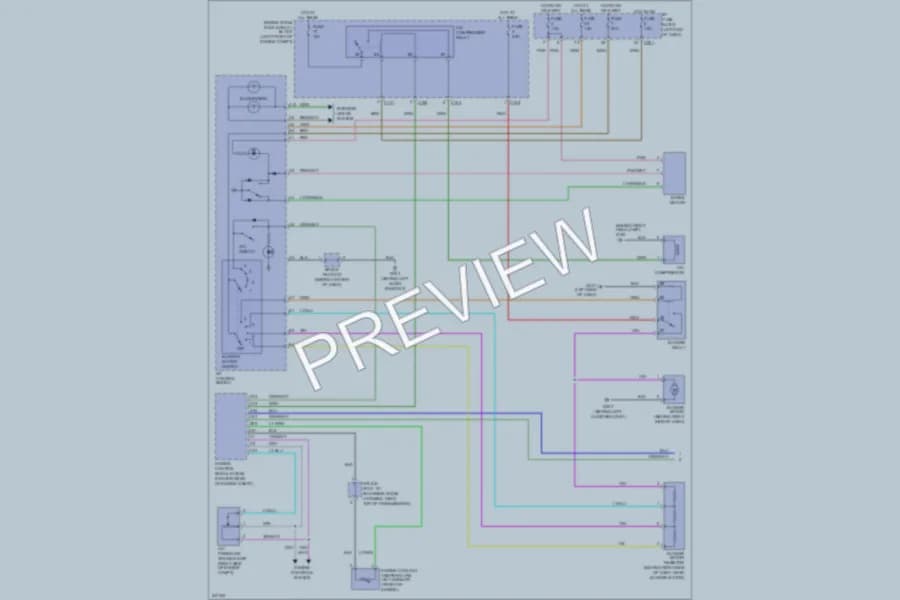 2006 Suzuki Forenza Air Conditioning wiring diagram preview