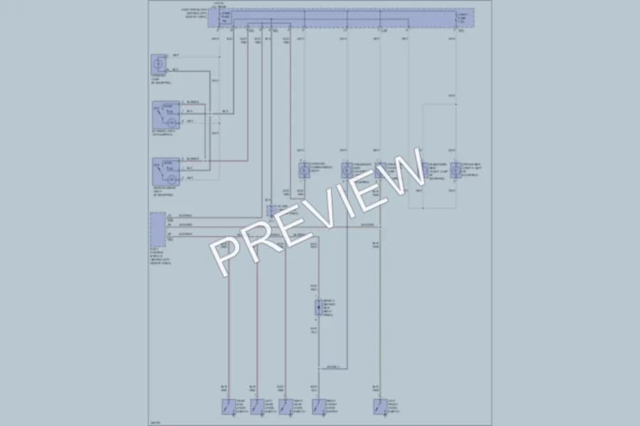 2006 Suzuki GrandVitara Interior Lights wiring diagram preview