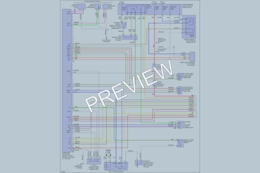 2006 Toyota 4Runner Electronic Suspension wiring diagram preview