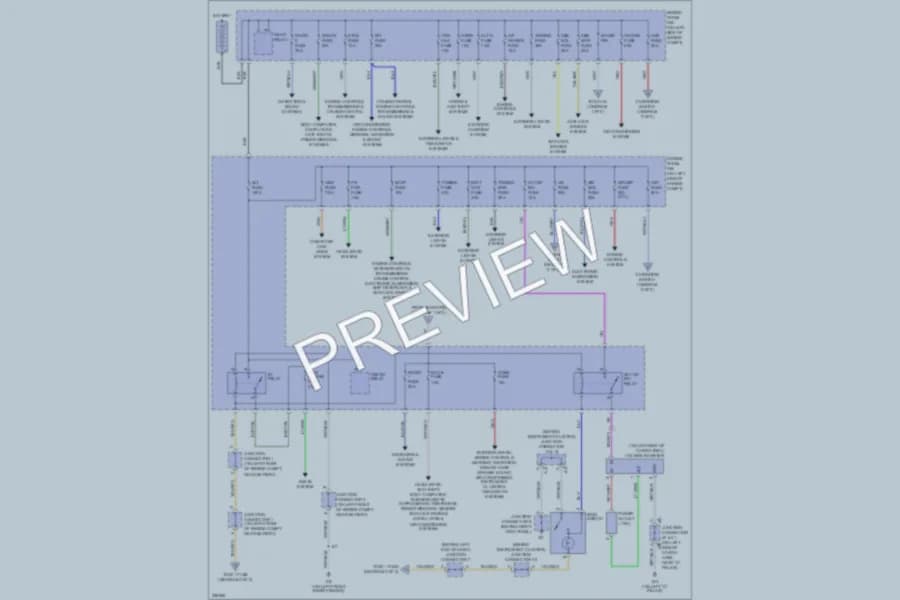 2006 Toyota 4Runner Power Distribution wiring diagram preview