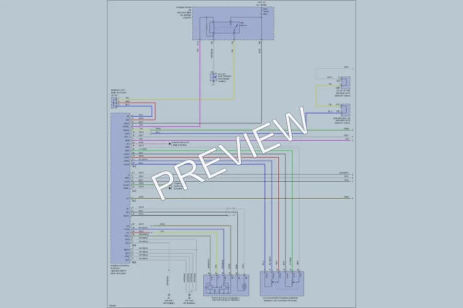 2006 Toyota Avalon Cruise Control wiring diagram preview
