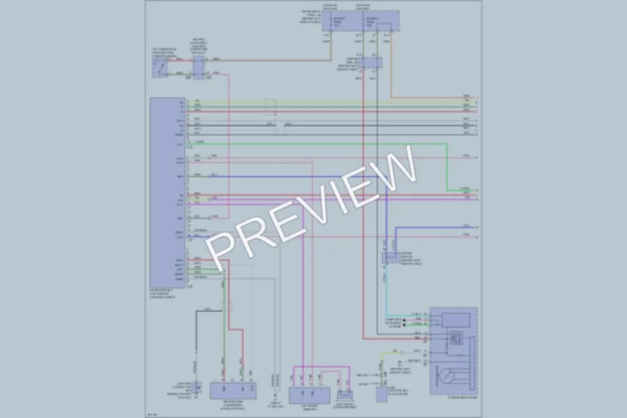 2006 Toyota Avalon Navigation wiring diagram preview