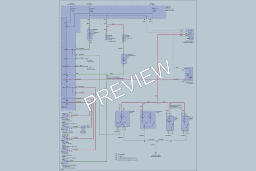 2006 Toyota Camry Interior Lights wiring diagram preview