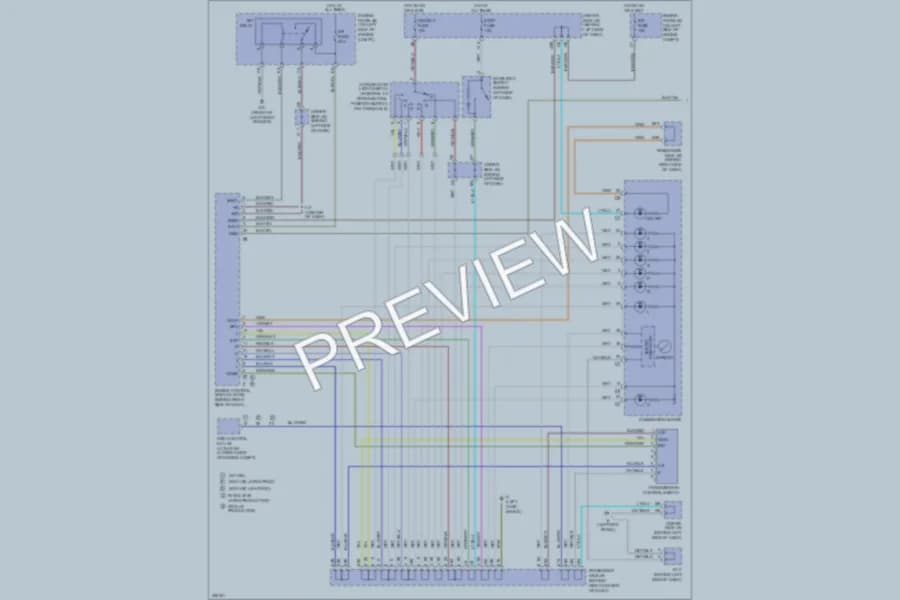 2006 Toyota Camry Transmission wiring diagram preview