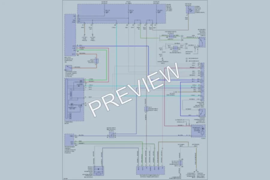 2006 Toyota Camry Warning Systems wiring diagram preview