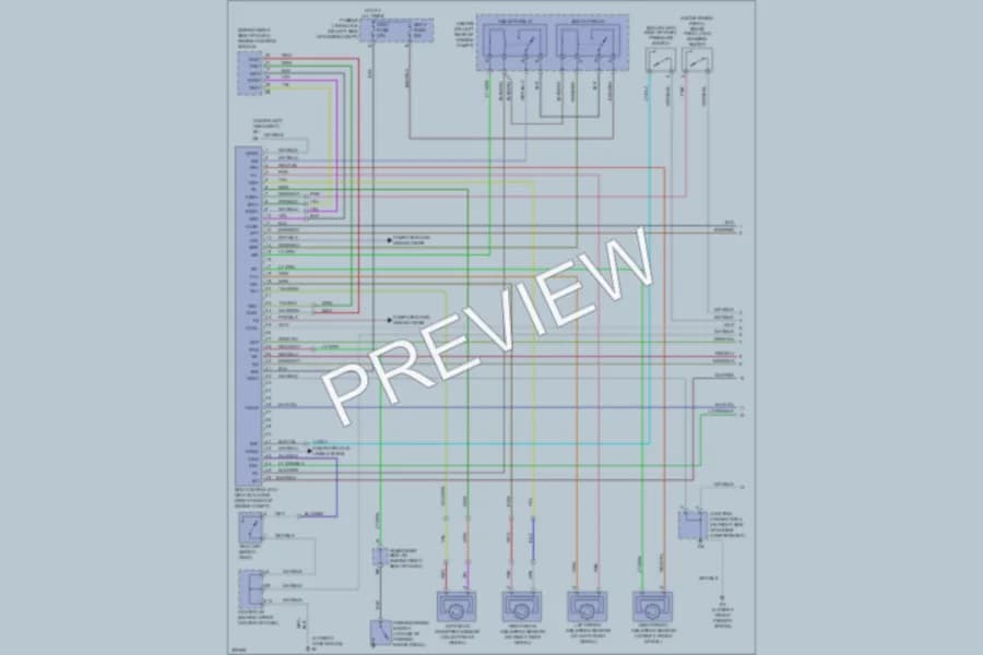 2006 Toyota Highlander Anti Lock Brakes wiring diagram preview