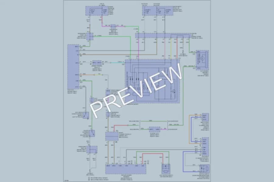 2006 Toyota Highlander Warning Systems wiring diagram preview