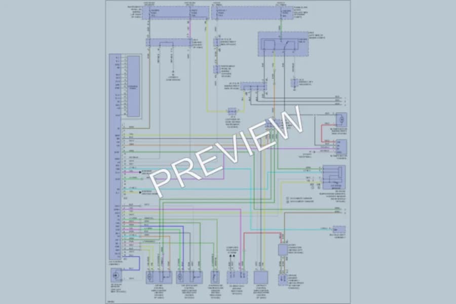 2006 Toyota HighlanderHybrid Air Conditioning wiring diagram preview