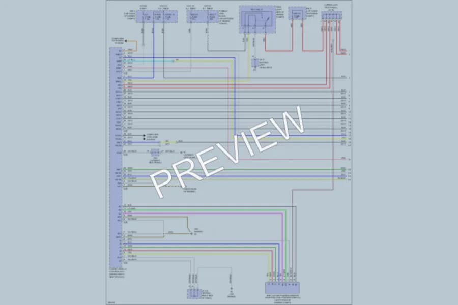 2006 Toyota HighlanderHybrid Transmission wiring diagram preview