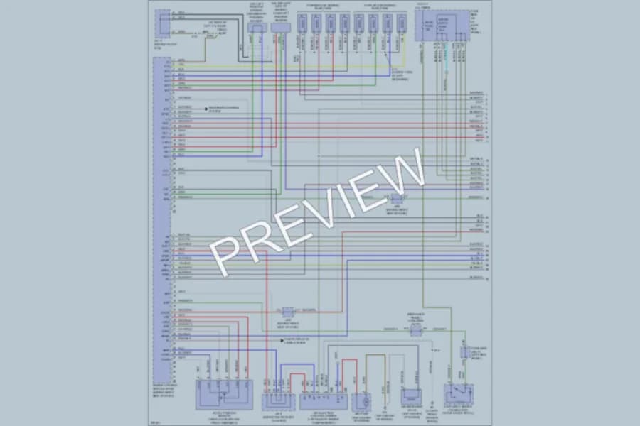 2006 Toyota LandCruiser Engine Performance wiring diagram preview