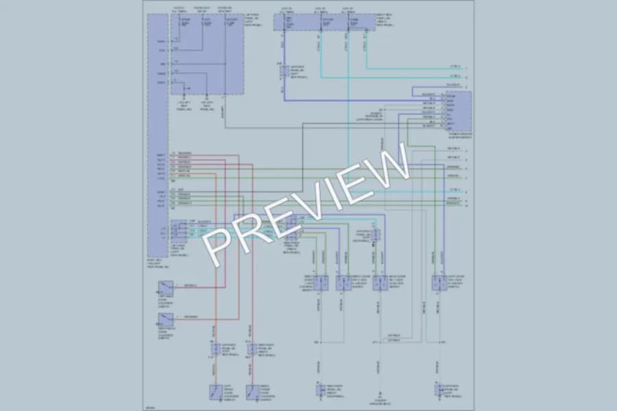 2006 Toyota LandCruiser Interior Lights wiring diagram preview