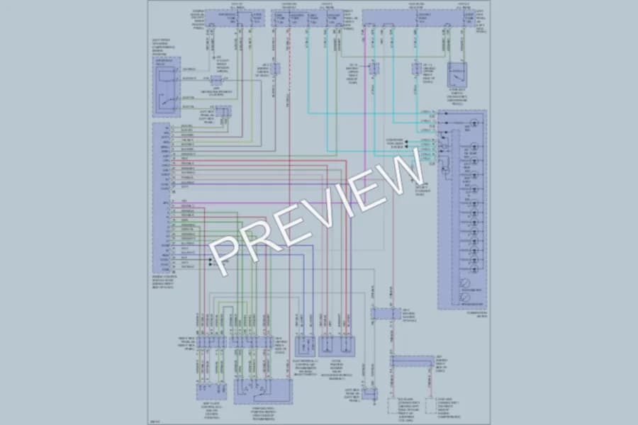 2006 Toyota LandCruiser Transmission wiring diagram preview