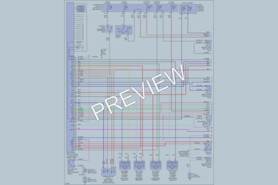 2006 Toyota Matrix Anti Lock Brakes wiring diagram preview