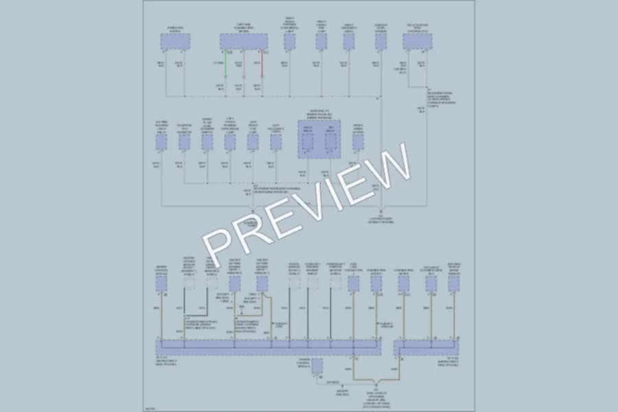 2006 Toyota Matrix Ground Distribution wiring diagram preview