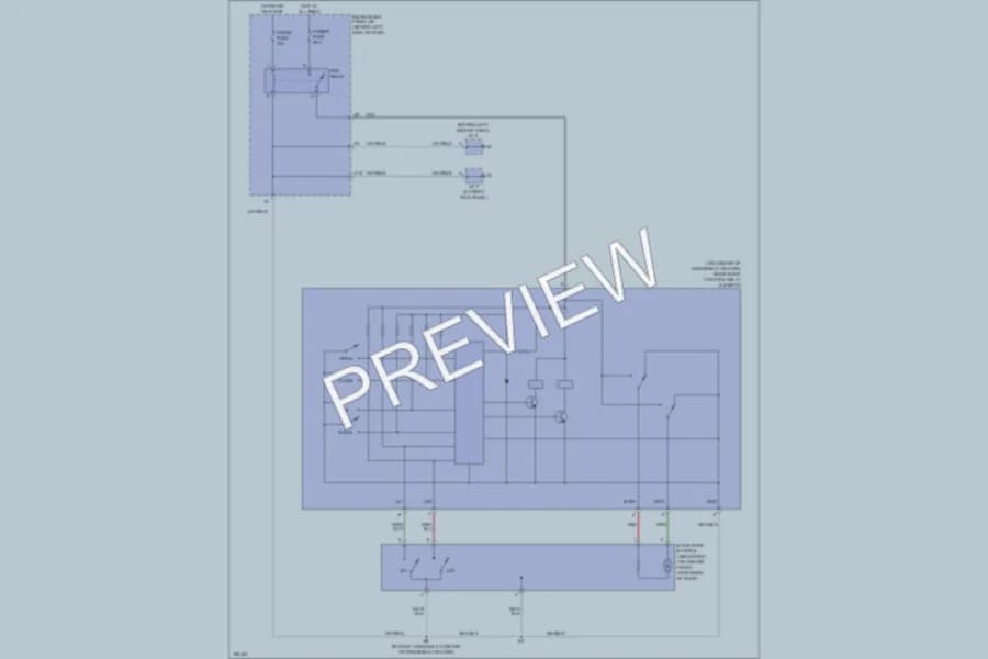 2006 Toyota Matrix Power Top Sunroof wiring diagram preview