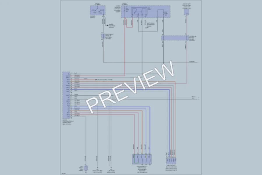 2006 Toyota Matrix Transmission wiring diagram preview