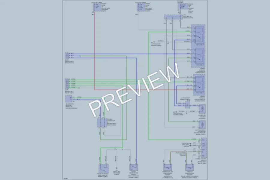 2006 Toyota Prius Cooling Fan wiring diagram preview